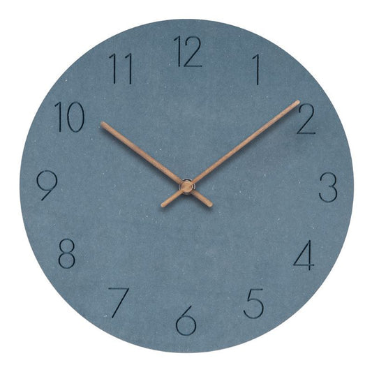 Stille Uhr 29 cm – Minimalistische Wanddekoration im Norwegischen Stil