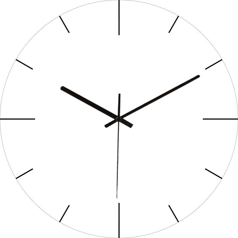 Moderne Minimalistische Wanduhr für stilvolles Wohnen