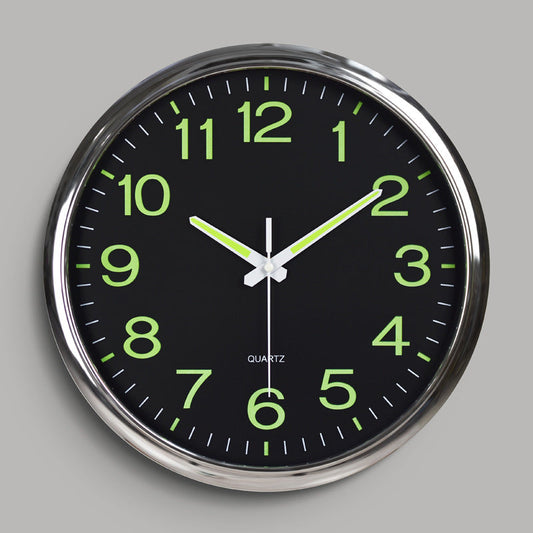 LED-Beleuchtete Wanduhr für ruhige Klassenzimmer - 12 Zoll