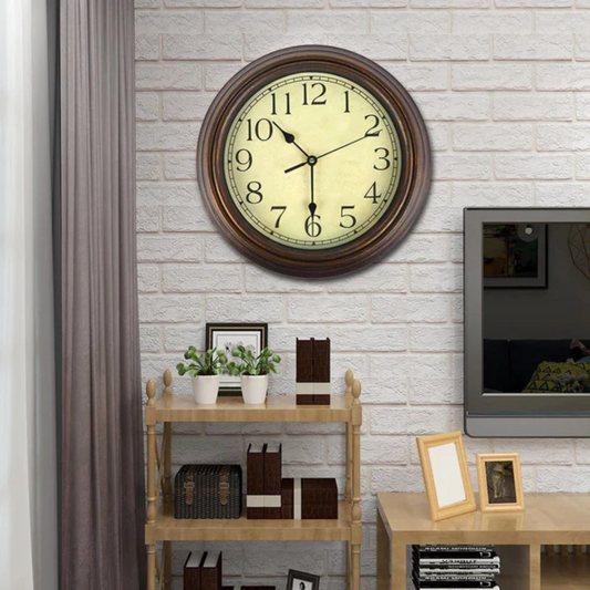 Klassische Retro Wanduhr für stilvolles Wohnen – Modern und Elegant