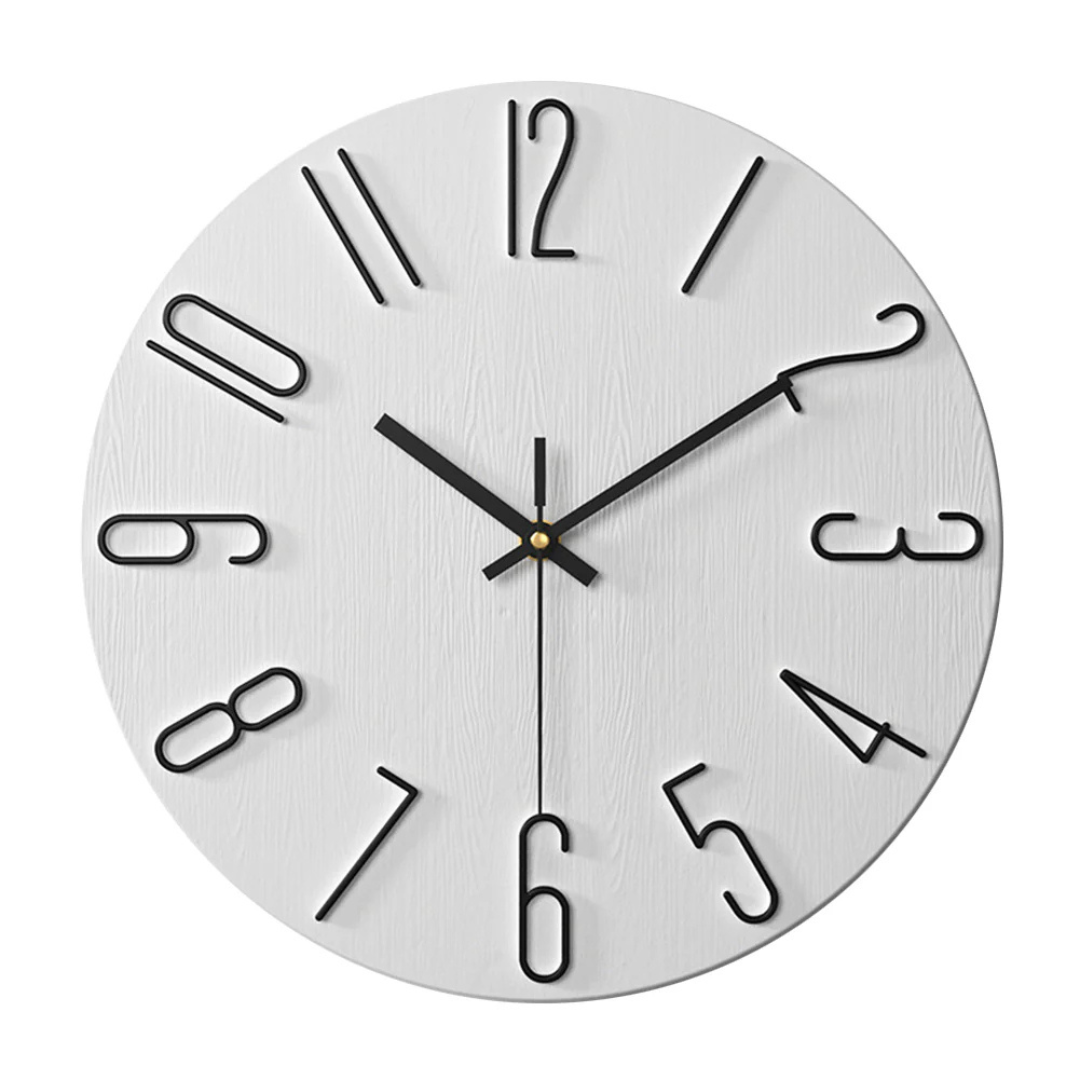 Elegante Moderne Wanduhr für stilvolles Wohnzimmer-Design