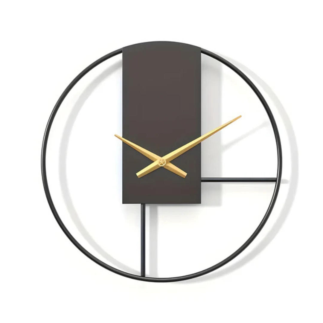 Minimalistische Wanduhr - Stilvolles, geräuschloses Design