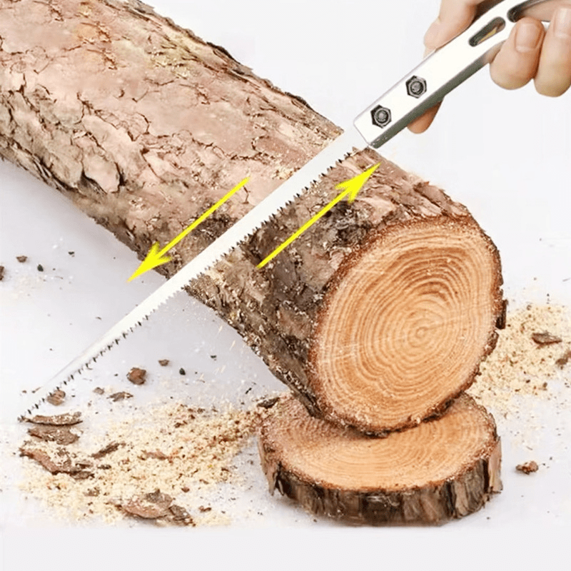 Ergonomische Handsäge mit Stahlblatt für schnelles, müheloses Schneiden