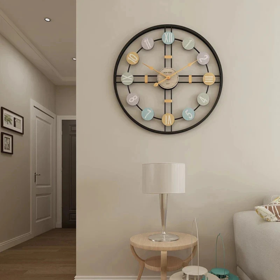 Moderne Große Wanduhr für stilvolles Wohnzimmer-Design