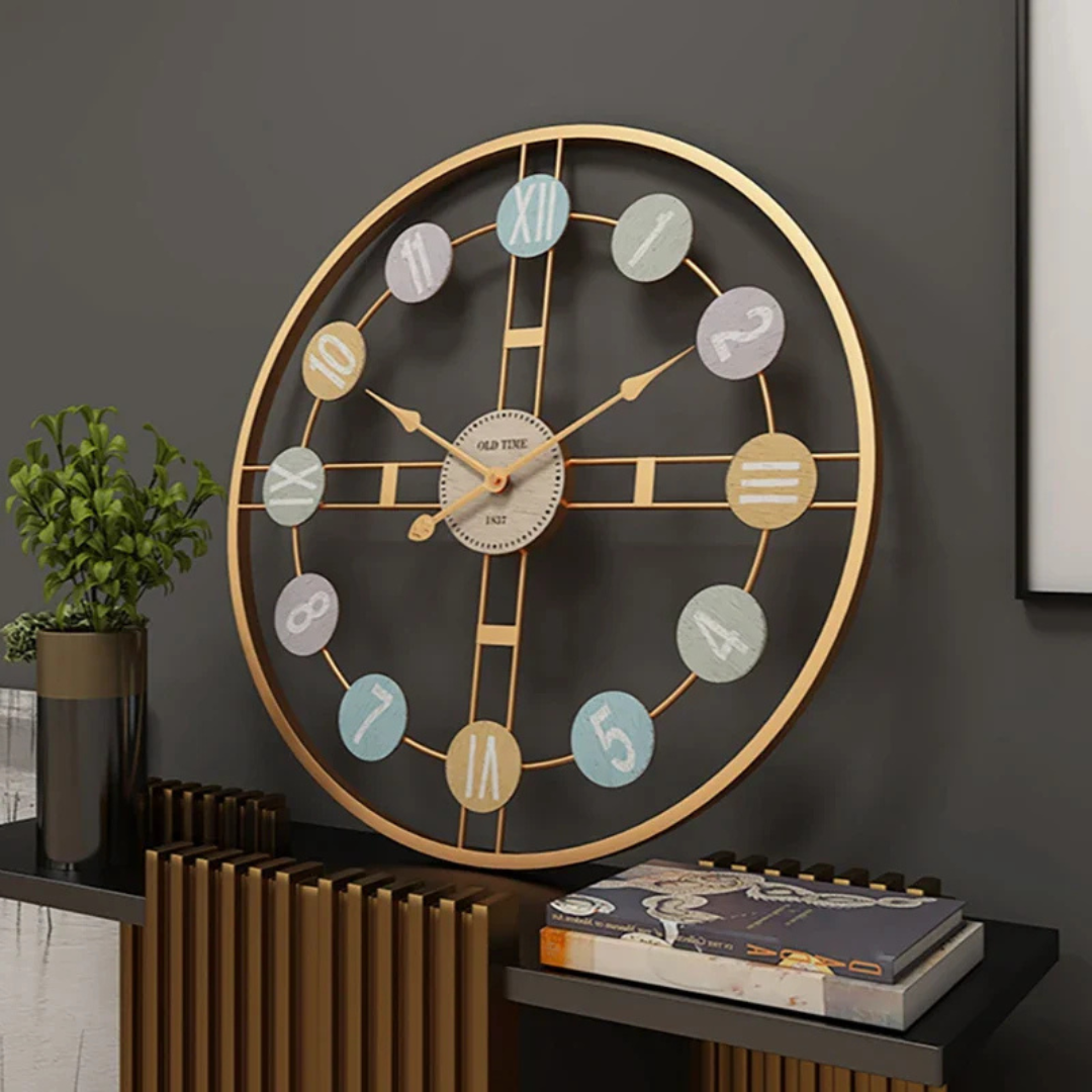 Moderne Große Wanduhr für stilvolles Wohnzimmer-Design