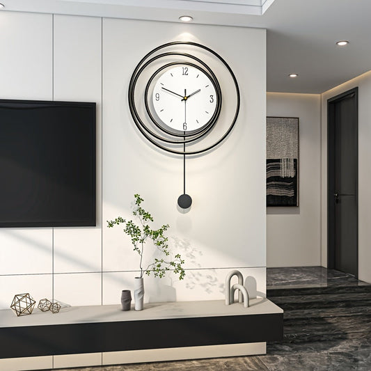 Moderne Minimalistische Metall Wanduhr für stilvolle Räume