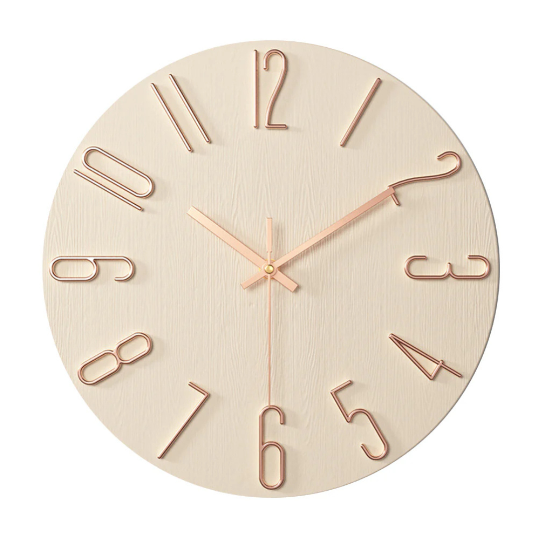 Elegante Moderne Wanduhr für stilvolles Wohnzimmer-Design