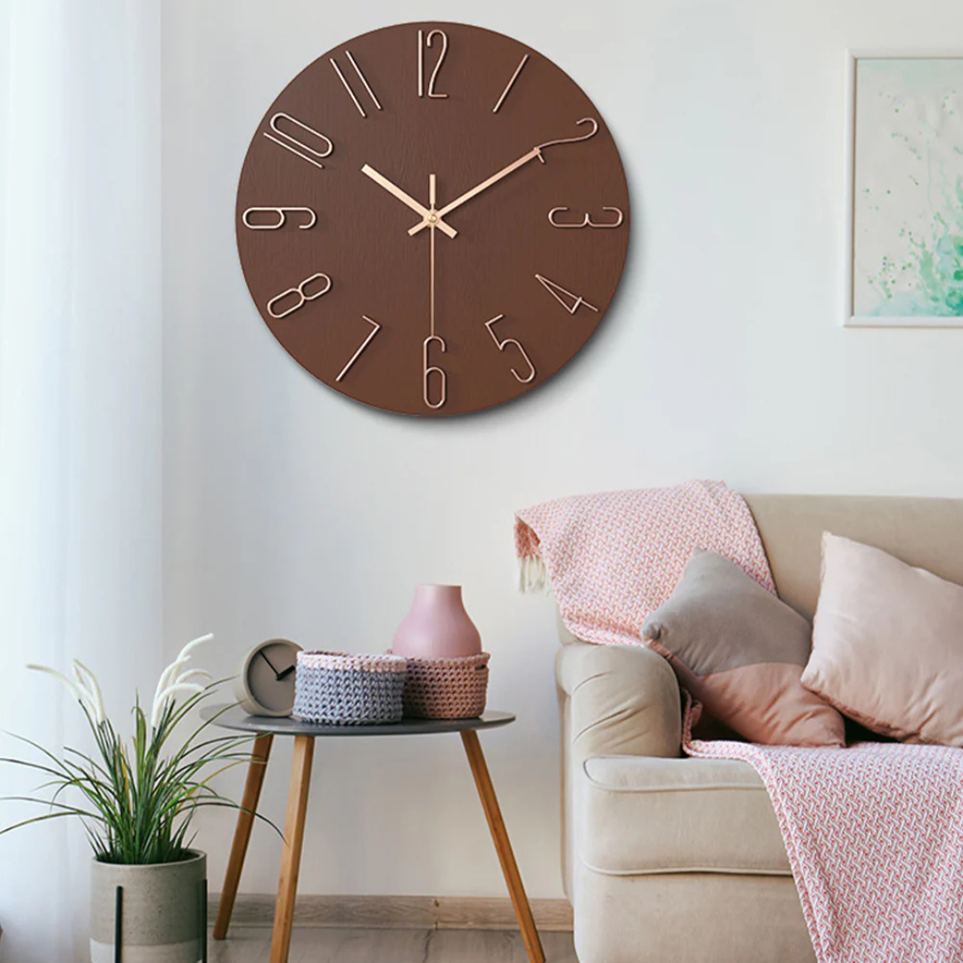 Elegante Moderne Wanduhr für stilvolles Wohnzimmer-Design