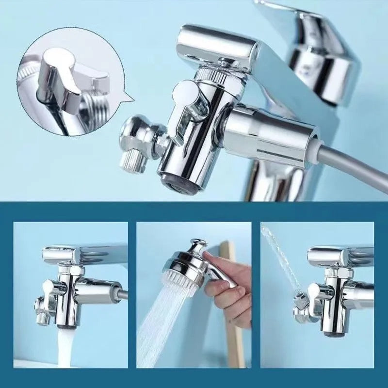 3-in-1 Wasserhahn Sprüherset – Schnelle Montage in 30 Sekunden