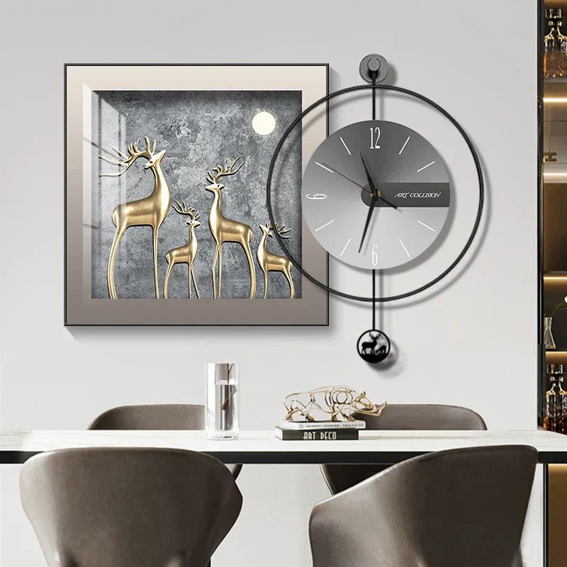 Moderne Kreativ-Wanduhr im Vintage-Stil für jeden Raum