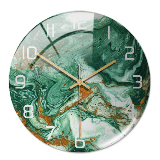 Elegante Marmor Uhr – Zeitlose Schönheit für Ihr Zuhause