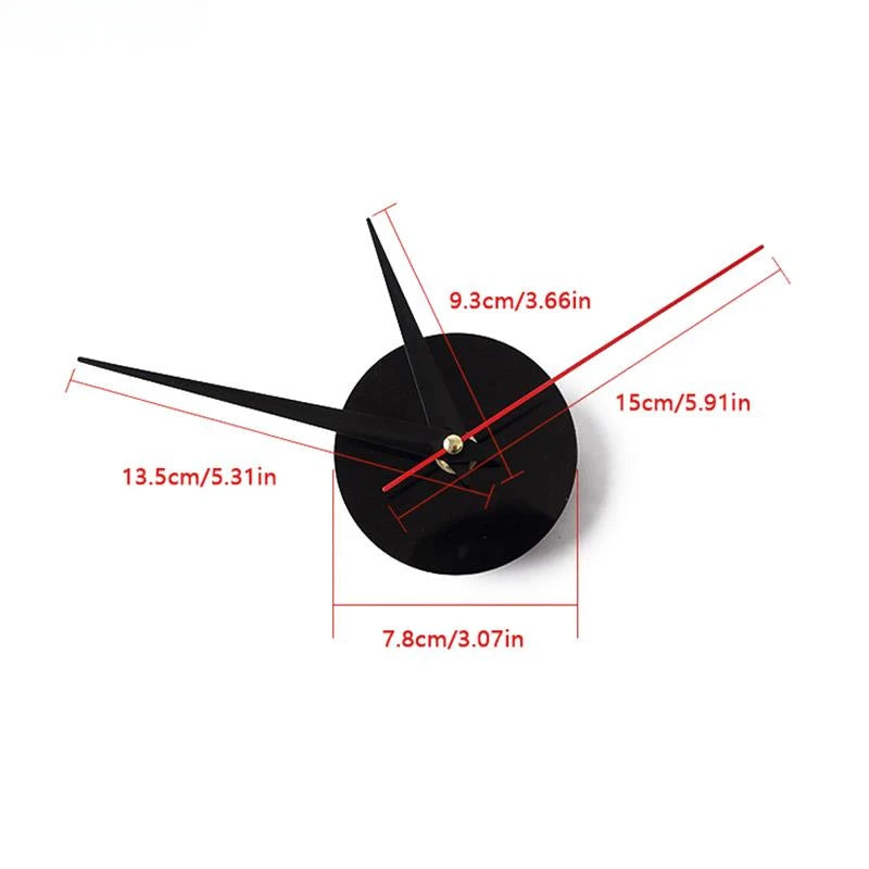 Moderne DIY Wanduhr ohne Rahmen – Stilvolle Wanddekoration für Wohn- und Büroräume