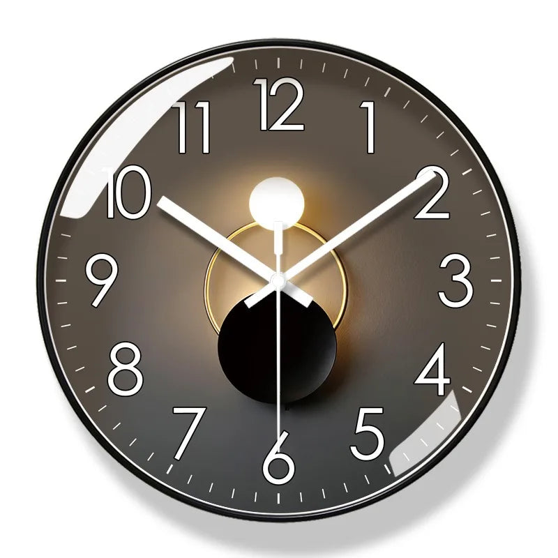 Moderne Stille Wanduhr 10/12 Zoll – Elegante Runde Uhr für Ihr Zuhause