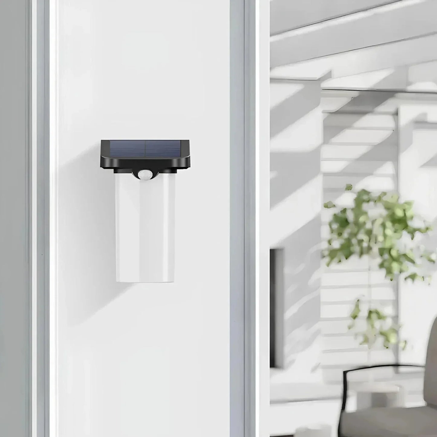 Effiziente LED Außenlampe mit Bewegungsmelder & Solarstrom