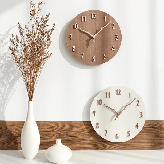 Elegante Holz-Wanduhr – Zeitlose Design-Uhr für Ihr Zuhause