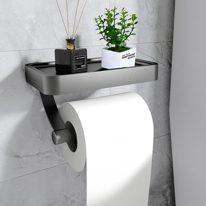 Funktioneller Toilettenpapierhalter mit praktischem Stauraum