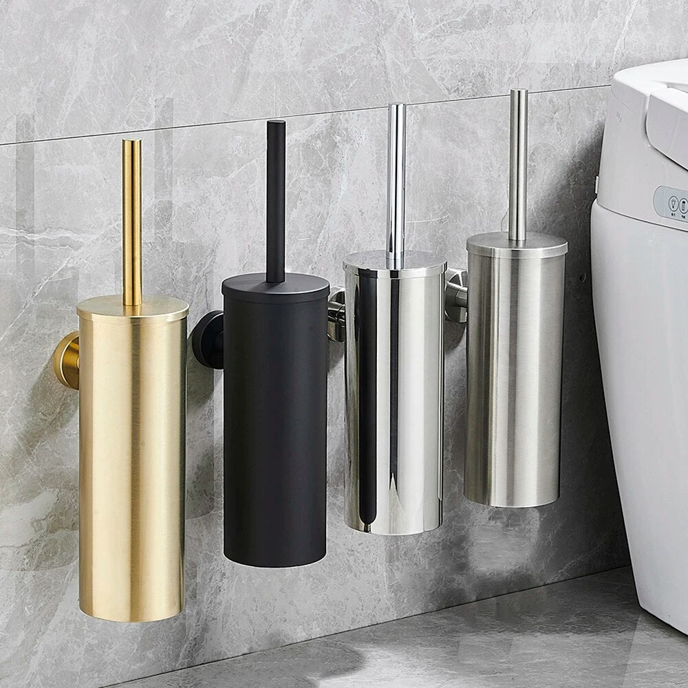 Moderne Wandgemonteerte Toiletborstelhalter - SteelMate - Elegantes Badezimmeraccessoire für optimale Hygiene